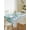 Blue Turquoise, variant on Sage Green Eucalyptus Leaves Table Cloth, Spring Summer Botanical Floral Waterproof Tablecloth for Rectangle Tables, Reusable Washable Fabric Table Cover for Restaurant Kitchen Dining Tables 52"x70"
