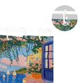 thumbnail image 5 of Yayeee Shower Curtain with Hooks 72"x72" Waterproof Fabric Bathroom Hanging Decor, Blue Window, 5 of 5