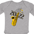 thumbnail image 3 of Inktastic Saxophone 2021 Graduation Boys or Girls Long Sleeve Baby Bodysuit, 3 of 4