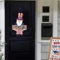 thumbnail image 6 of Orangide 4th of July Wooden Door Hanger - Patriotic USA Themed Front Door Sign, Independence Day Wall Decor for Home Porch, Spring Summer, 6 of 6