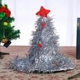 thumbnail image 2 of Gorro de Navidad con Purpurina Perfecl Gorro Noel Navidad Adultos Niños Extra Clásico Plata, 2 of 7