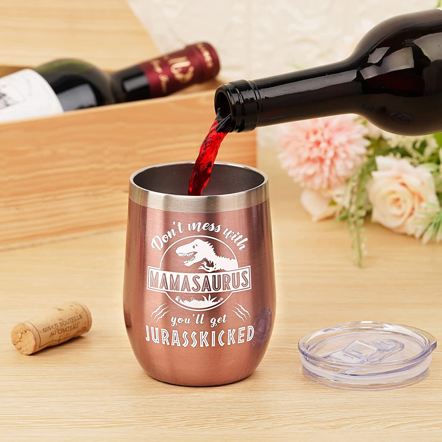 Personalized Wine Tumblers, Custom Christmas Gift, Mothers Day Gift, G –  SayaBell Stamps