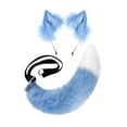 thumbnail image 2 of Cola de de imitación, diadema de usar, cómodas orejas de Clip peludas para niñas, accesorio de disfraz para adultos, Festival de Halloween Yinane orejas de  y tai, 2 of 7