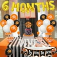 thumbnail image 3 of Basketball Half Birthday Decorations, Half Time Basketball Decorations High Chair Banner Cake Topper Foil Balloons for Boy Sports 6 months Birthday Decorations, 3 of 6