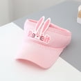 thumbnail image 3 of YAOBAMM Summer Beach Hat Kids Baseball Hat 3D Rabbit Ears Lovely Protection Polyester Summer Beach Visor Hat Outdoor Supply, 3 of 6