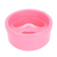 thumbnail image 2 of Nail Art Hand Wash Soak Bowl Polish Treatment Manicure Tool Pink PVC Material, 2 of 7