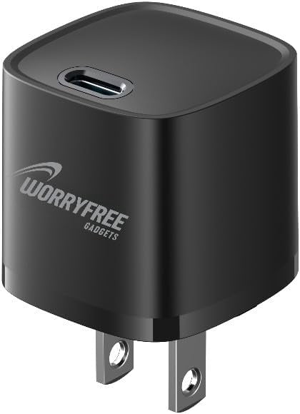 Worryfree Gadgets Qi2 3-In-1 Wireless Charging Station, 33w Travel Charger, Black