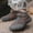 Grey, variant on Children's Five Finger Warm Thick Winter Shoes Boys And Girls Shoes Large Children Snow Boots Girls Cowboy Boots Size 5-5.5 Years
