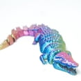thumbnail image 5 of 3D Printed Crocodile,Movable Mouth,Flexible Joint Animal lacertid Figurines, Home Office Decor,Articulated Small sculpture, decorative item Surprise Festival Gifts, 5 of 8