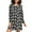 N228, variant on joogoo Bow Women's Long Sleeve Nightgown Sleepwear L