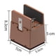 thumbnail image 3 of 2 elevadores de cama de ancho ajustable, alfombrilla elevadora para muebles, para silla y cama. Marrón, 3 of 3