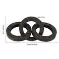 thumbnail image 5 of Wood Chain Link Decor 3 Link Chain Decoration Pine Wood Carved Modern Home Decoration Used for Farmhouse Decoration Living Room Bedroom Bookcase Porch Decoration, 5 of 6