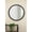 Black + Wood+Glass, variant on ZHICHUN 20" Circle Wall Mirror, Wooden Frame, Walnut Finish, 19.7x19.7 Inch, 4.2lbs, Living Room Dining Room Foyer