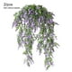 thumbnail image 1 of Guirnalda de lavanda artificial simulación floral decoración colgante de pared de plástico vid flor falsa de ratán, púrpura 2 piezas sidaley HA8169-01B, 1 of 6