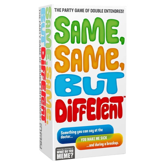 Same Same but Different - the Hilarious Party Game of Double Entendres by What Do You Meme? ®