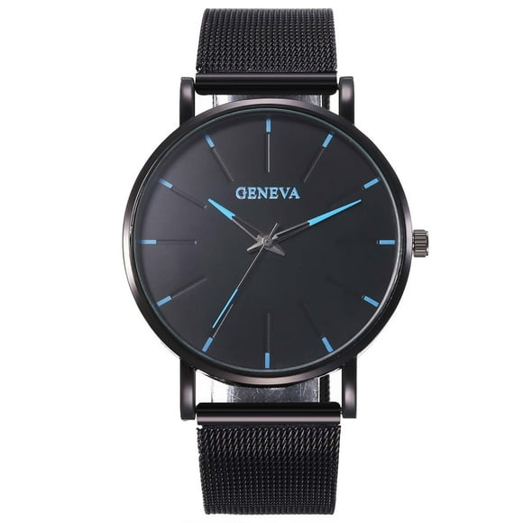 TIMIFIS Watches for Women Men's Quartz Pin Buckle Watch With Mesh Strap Color Pointer Colorful Scale - Summer