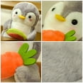 thumbnail image 2 of Toystoory Pingüino de peluche de juguete, almohada para siesta de pingüino, novedad, cojín de juguete de peluche, decoración de muñecas, adornos de Decoración del hogar No. 4 Toystoory HA047021-04, 2 of 6