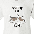 thumbnail image 4 of Inktastic Pittie Life is Ruff Spotted Pit Bull Youth T-Shirt, 4 of 5