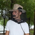 thumbnail image 4 of Mosquito Head Net Hat Anti-Mosquito Hat Cap Adjustable Folding Sun Fishing Hats, 4 of 10