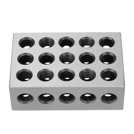

1 2 3 Blocks Gauge Steel Engineers Blocks 0.0001 High Accuracy 23 Holes Milling Tool Accessory