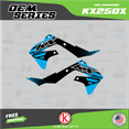 thumbnail image 2 of Kalair GFX Graphics Kit for Kawasaki KX250X (2021+) Oem Series, 2 of 5