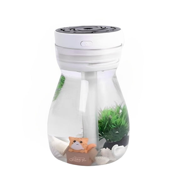 Humidificador de Aire Sidaley Blanco Gran Capacidad y Siete Luces