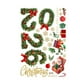 thumbnail image 4 of Pegatinas navideñas para ventana, decoración navideña, 60 x 40 cm, colores brillantes únicos, bonitas calcomanías 2026 para club, hotel, habitación, f, 4 of 9