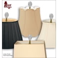 thumbnail image 3 of Royal Designs, Inc. Flat Teardrop Shaped K9 Clear Crystal Lamp Finial for Lamp Shade, CCF-2017-PB-2, Polished Brass, Pack of 2, 3 of 4