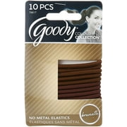 GOODY - Colour Collection Elastics Brunette 4mm - 10 Count