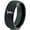 Black Dome Tungsten, variant on Tungsten Dance Move Dabbing Dab Band Ring 8mm Men Women Comfort Fit Black Dome Polished