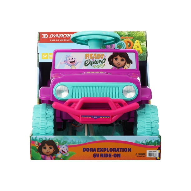 Dynacraft Dora the Explorer 6V Battery-Powered Ride-On for Ages 18
