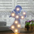 thumbnail image 5 of Independence Day Angel Prop Light, LED Cherubs Table Lamp, Battery Powered Decorative Lighting, Wedding Holiday Party Decor, Blue Ambient Lamp, 5 of 6