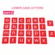 thumbnail image 5 of Tablero con letras ANGGREK papel de lija para Niños Estuche Rojo Y Azul, 5 of 8