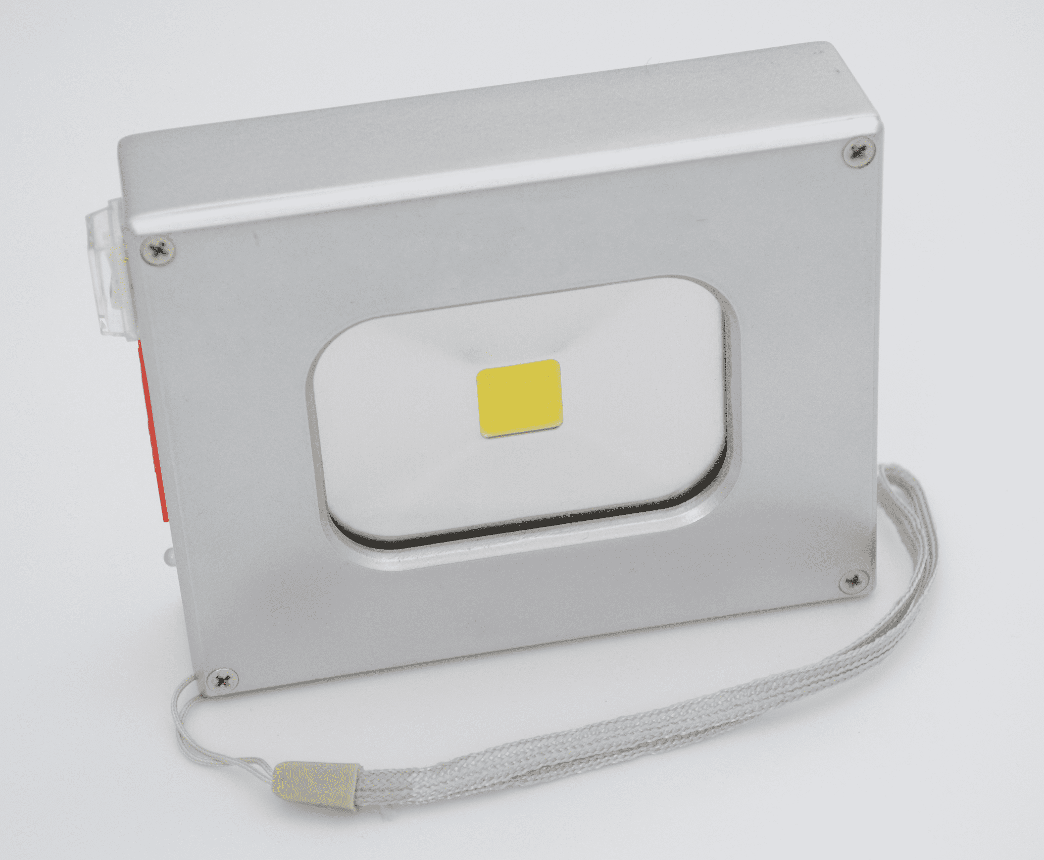 Bulb Basics 2-Pack Rechargeable Mini LED Flood Light & Power Bank Silver 6000K 10W