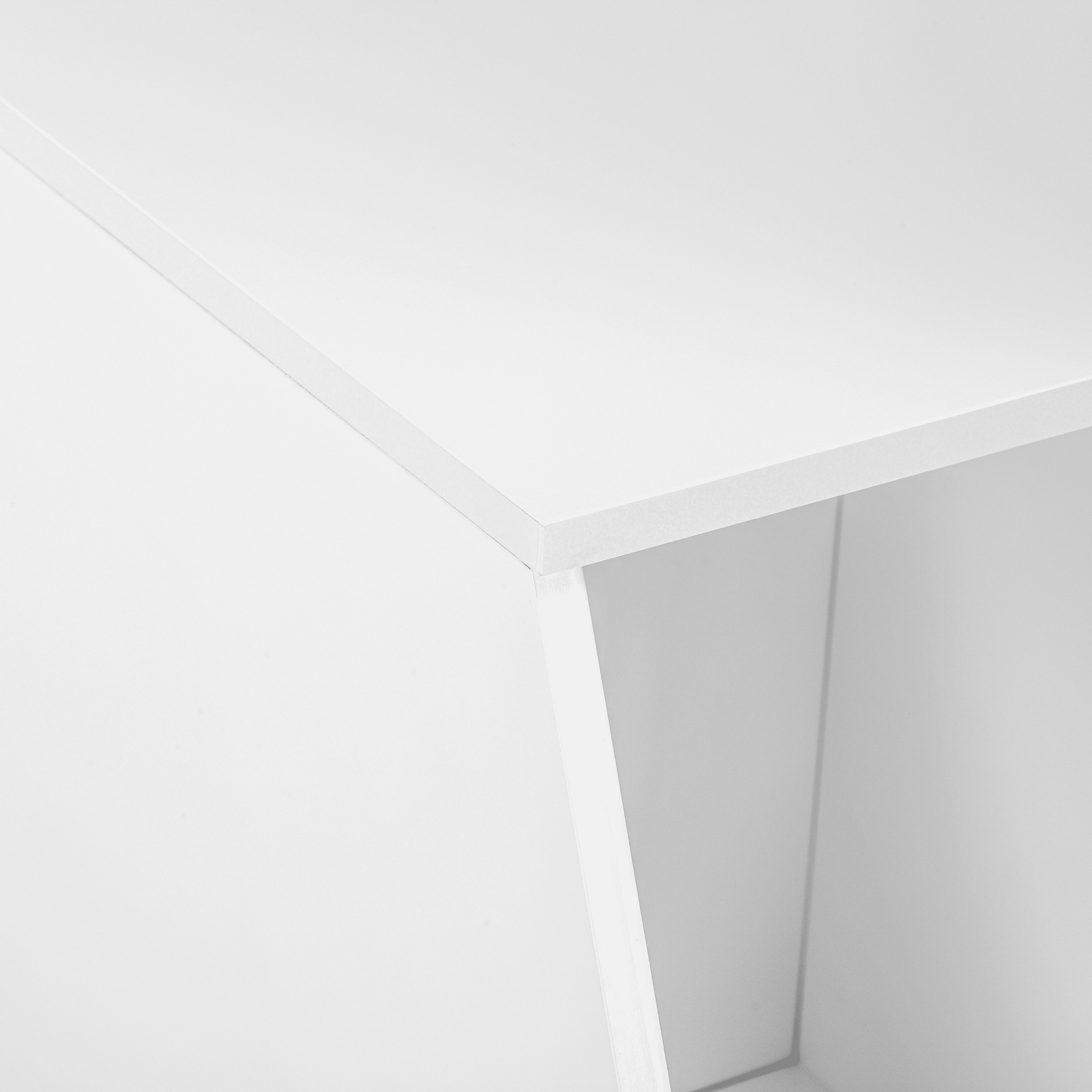 STAROUS Stackable White Wooden Toy Storage Organizer - 1 Cubby Shelf for Kids' Rooms