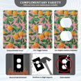 thumbnail image 3 of Yayeee Blank Wall Plate Cover 1-Gang 4.5"x2.7" Home Unused Decorative Outlet, Pink Oranges, 3 of 7