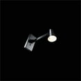 thumbnail image 3 of WAC Lighting Grisham 8" LED 1-Light 3000K Aluminum Reading Light in Black, 3 of 5