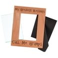 thumbnail image 2 of ThisWear Father's Day Gift Blessings Call Me Gramps Natural Wood Engraved 4x6 Portrait Picture Frame Wood, 2 of 6