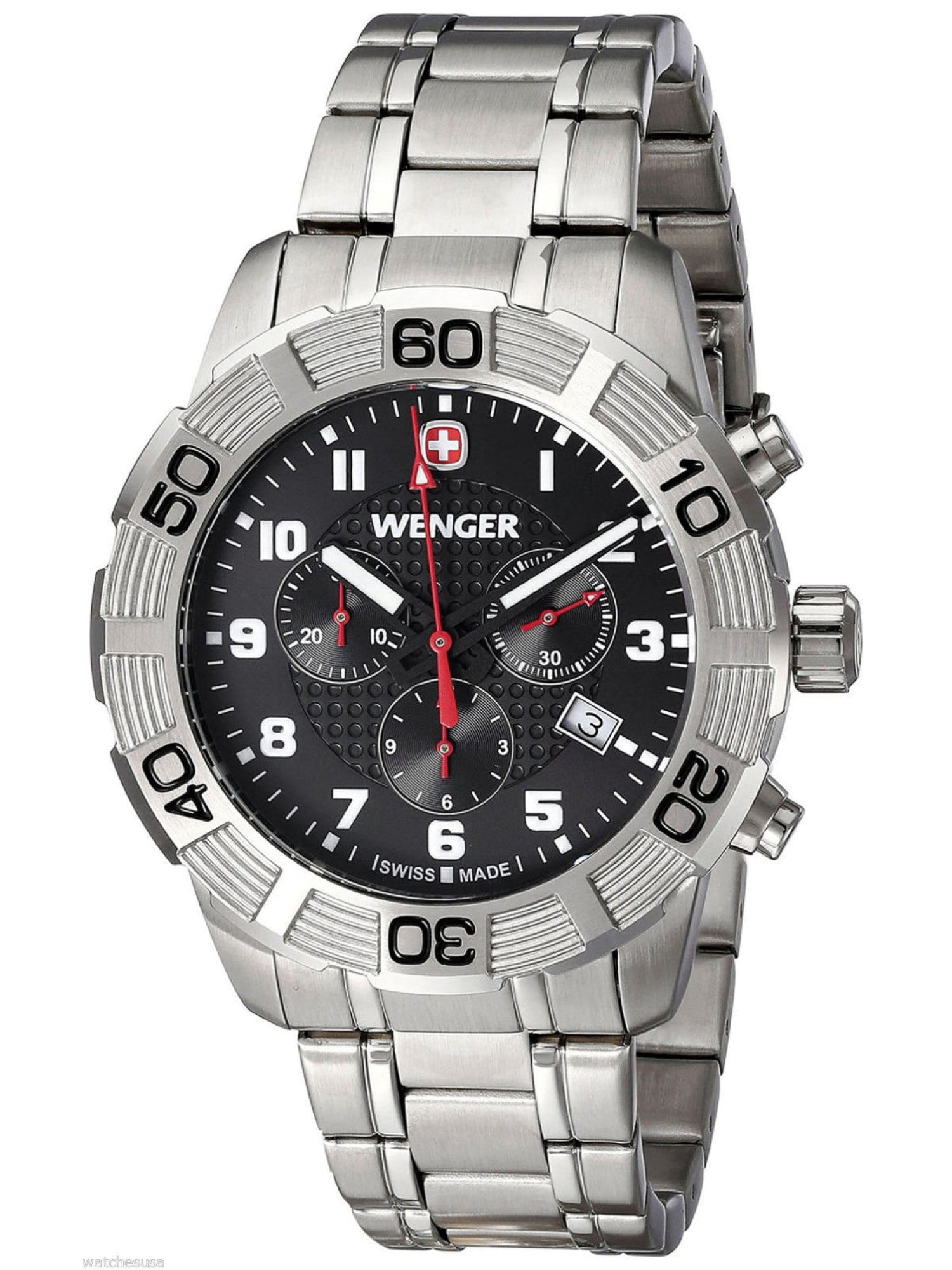 Wenger Wenger Mens Roadster 45mm Watch 191927854747 E Walmart Com