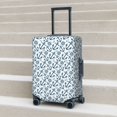 thumbnail image 2 of Lsque Nautical Theme Anchors Printed Luggage Cover, Travel Luggage Protector,Scratch and Dirt Resistant, Fits 18-32 Inch Luggage - Medium, 2 of 9