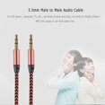 thumbnail image 4 of 1m 3.28ft 3.5mm macho a macho Jack Auto Car Audio Cable Enchufe chapado en oro Ehuebsd Para estrenar, 4 of 8