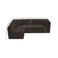 thumbnail image 7 of Meridian Furniture Ollie Brown Boucle Fabric Modular Sectional, 7 of 7