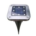 thumbnail image 3 of Durable Solar Lamp with Good Waterproof Level and Simple Design for Outdoor Lighting Silver Plastic 8LEDs, 3 of 5