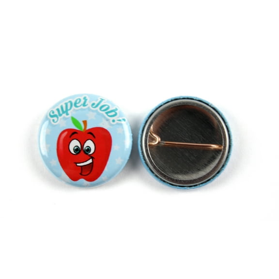 K-12 Mixed Super School - Education and Scholastic Motivational Student Achievement Reward - Pinback Button Badges - 1 Inch Round - 100 Pack