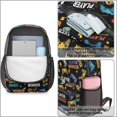 thumbnail image 4 of Game Controller Black Pattern 17" School Backpacks for Teens,Waterproof Oxford Fabric,S-Shape Padded Straps for School,Travel,Hiking,Camping, 4 of 6