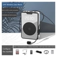 thumbnail image 2 of Portable Wireless Voice Amplifier Microphone Teaching Megaphone Little Bee Loudspeaker For Teacher Outdoor Tour Guide ,No Screeching Distortion, 2 of 7