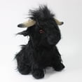thumbnail image 4 of Unique Farm Toy Gift: Purple Highland Cow Stuffed Animal with Realistic Features, Soft Plush Doll for Kids, Perfect for Playtime and Decoration, 4 of 6