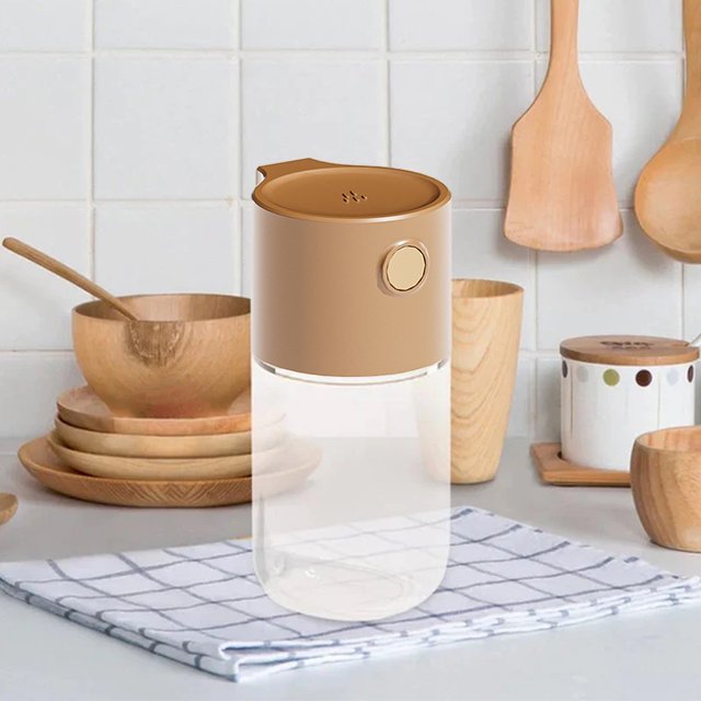 Salero y pimentero de 180ML, cuantitativo transparente, 0,5g, multifunción para cocina casera