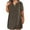 Army Green, variant on Patlollav Womens Dresses 2024,Women'S Oversized Casual Loose Summer Solid Color V-Neck Short Sleeved Dress