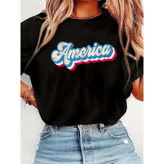 Retro 4th of July America Patriotic Fourth of July Family T-Shirt
